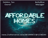 AFFORDABLE HOMES