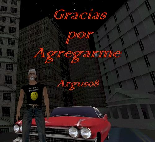 Gracias por agregarme! Argus08